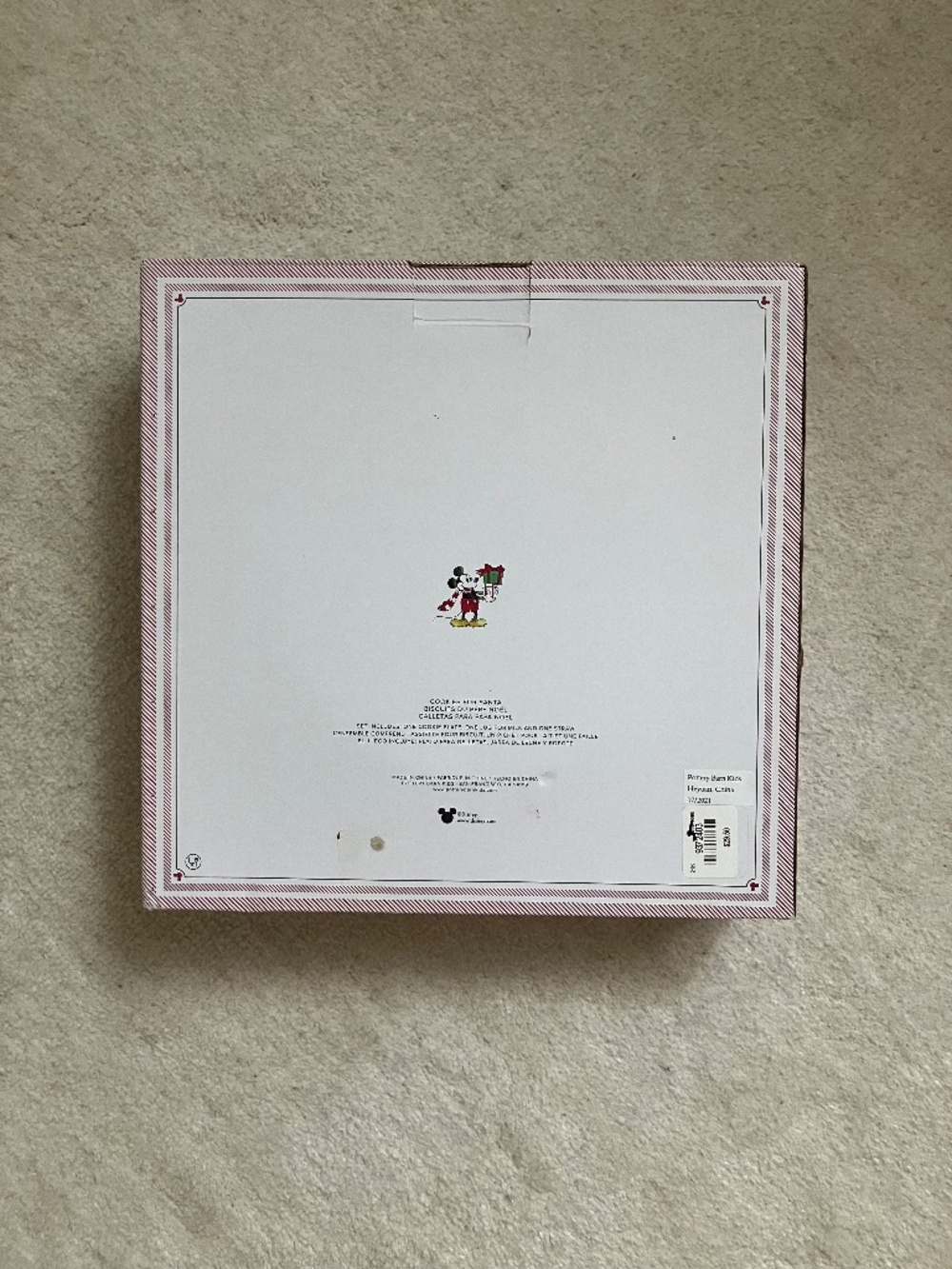 Pottery Barn Kids Mickey Mouse Cookies for Santa Set - Picture 3 of 3